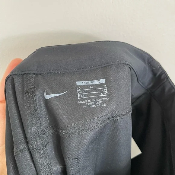 Nike Tour Water Repel Women's Slim-Fit Golf Pants Black Classic Size M - Picture 12 of 14